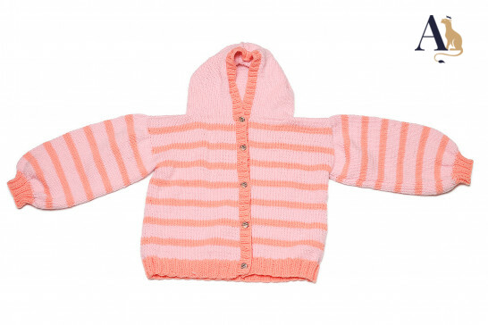 Dětský svetr s kapucí